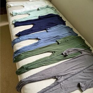 Lot of 6 Kyte Baby Pajamas